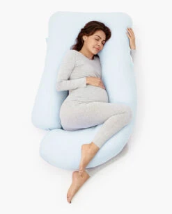 Huggable - U Shaped Maternity Cotton Body Pillow -GlowNest Store 1 db7a0c11 5492 462e 9d7e b88aa2c971db