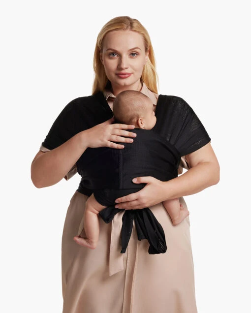 Easy To Wear Hands Free - Baby Wrap Carrier - Image 2