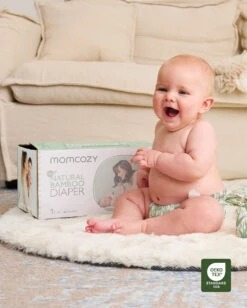 Momcozy Natural Bamboo Diaper - Naturally Antibacterial -GlowNest Store 1 eeafd4cc d22f 4c71 b505 1a7138af0988