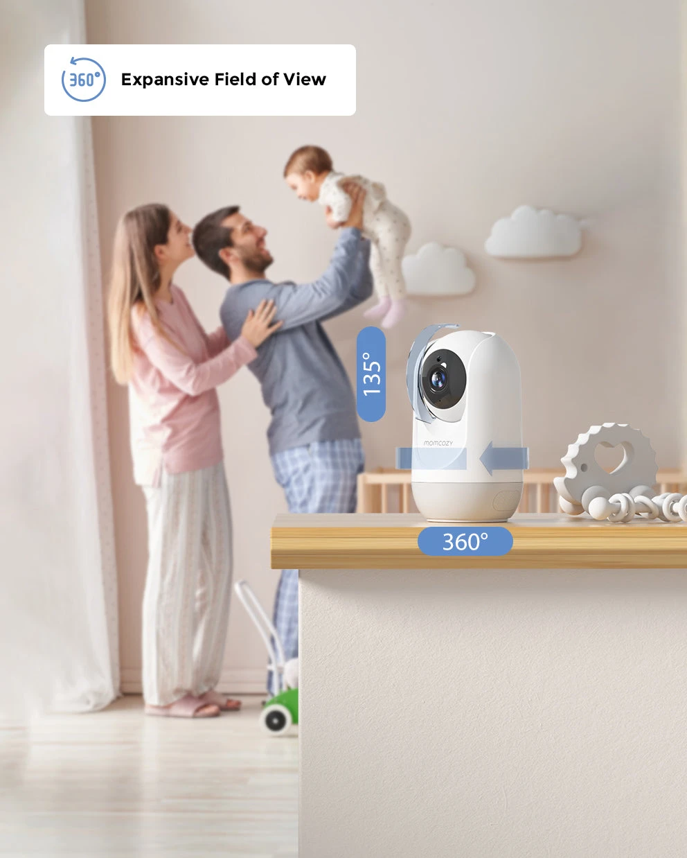 Bundle: 4.3" HD Baby Monitor And Single Retractable Baby Gate 2 Bundle: 4.3" HD Baby Monitor And Single Retractable Baby Gate - Image 2