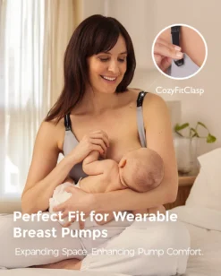 Multi-Function: Wearable Breast Pump Bra -GlowNest Store 2 203ec1c8 b3e5 44e9 805c fe558482e21f