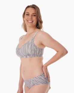 SMOOTH - Ultra Soft Gray Zebra Maternity Nursing Bra -GlowNest Store 2 42b654b7 cd8a 44aa a3e3 ad48694fdbc8