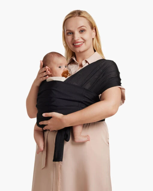 Easy To Wear Hands Free - Baby Wrap Carrier