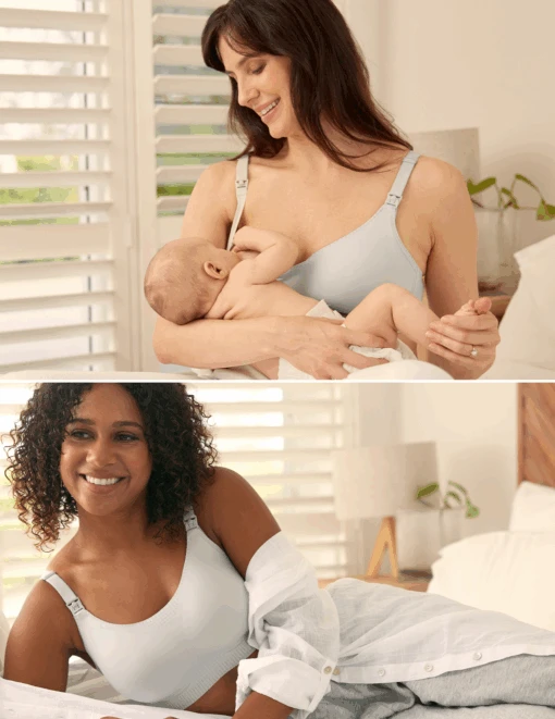 Function - U Liquid Spandex Printed Nursing Bra With Performax™ Technology - Image 3