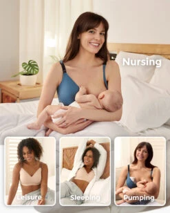 Stylish - V Jelly Strip Lift Nursing Bra -GlowNest Store 2 d1d60912 d68e 41e3 99b7 bd970436e836