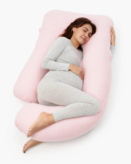Huggable - U Shaped Maternity Cotton Body Pillow - Image 2