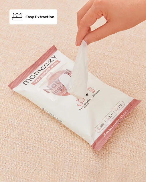 Natural Breast Pump Wipes - Safe & Convenient - Image 13
