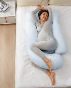 Huggable - U Shaped Maternity Cotton Body Pillow -GlowNest Store 3 3600d659 affa 44ba 804f 94e3013730c8