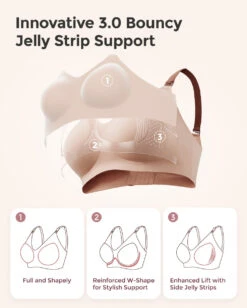 Stylish - V Jelly Strip Lift Nursing Bra -GlowNest Store 3 3fcd5a93 2c1f 4417 ad9a 94cebd0c4d9f