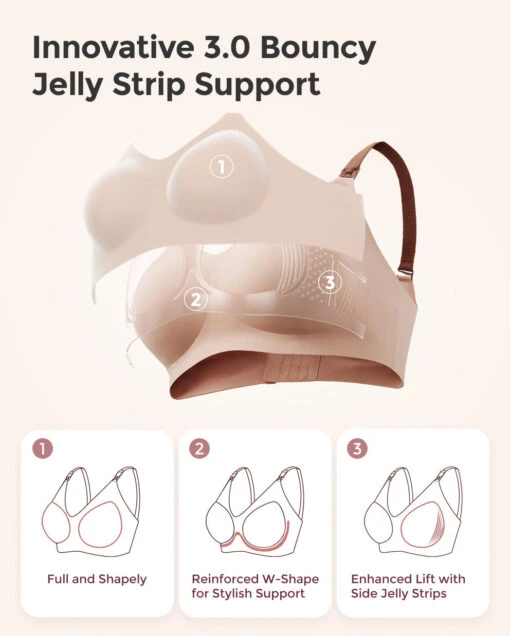 Stylish - V Jelly Strip Lift Nursing Bra - Image 6