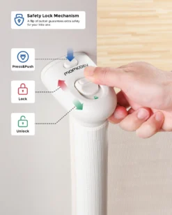 Eco-Friendly & Childproof Retractable Baby Gate 18 Eco-Friendly & Childproof Retractable Baby Gate -GlowNest Store 3 71ed40ce 103e 4328 a3e7 ea619b444da0