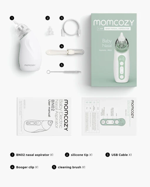 Momcozy Baby Nasal Aspirator- Long Battery Life - Image 9