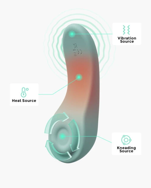 3 Mode Adjustable Kneading Lactation Massager - Image 17