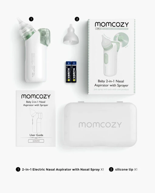 Momcozy Baby 2-in-1 Nasal Aspirator With Sprayer - Image 9