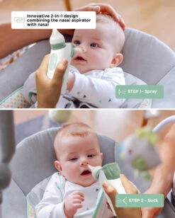 Momcozy Baby 2-in-1 Nasal Aspirator With Sprayer -GlowNest Store 5 2 5ede20a6 64f4 44e7 b513 e4b1fd5ead14