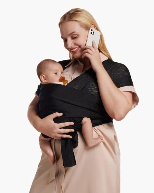 Easy To Wear Hands Free - Baby Wrap Carrier - Image 5