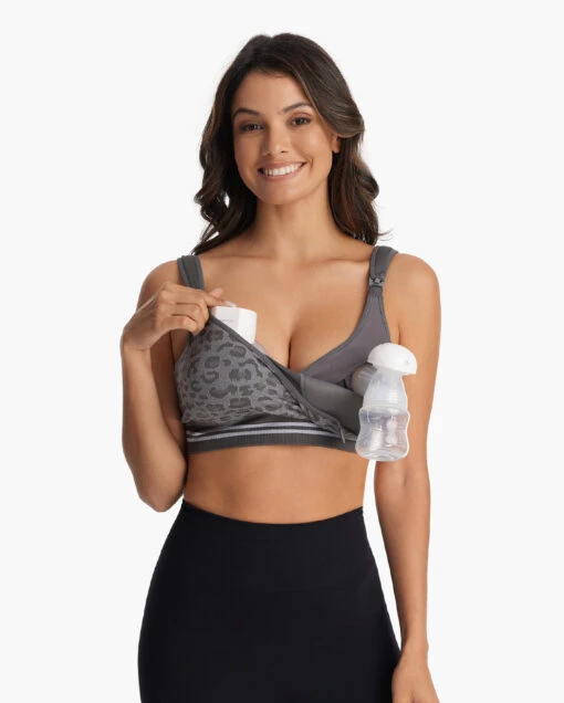 DEX - 4-in-1 Hands Free Seamless Stretch Fabric Pumping Bra-YN12 - Image 8