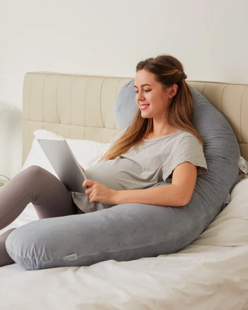 Original F Shaped Pregnancy Pillows With Adjustable Wedge Pillow - Image 8