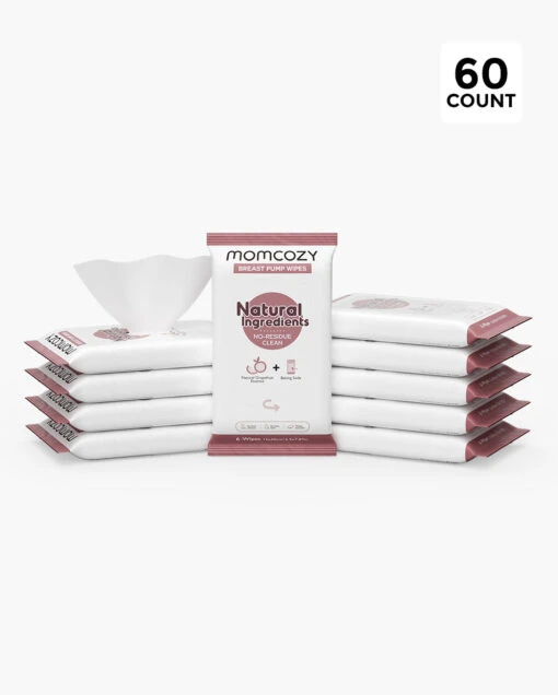 Natural Breast Pump Wipes - Safe & Convenient - Image 10