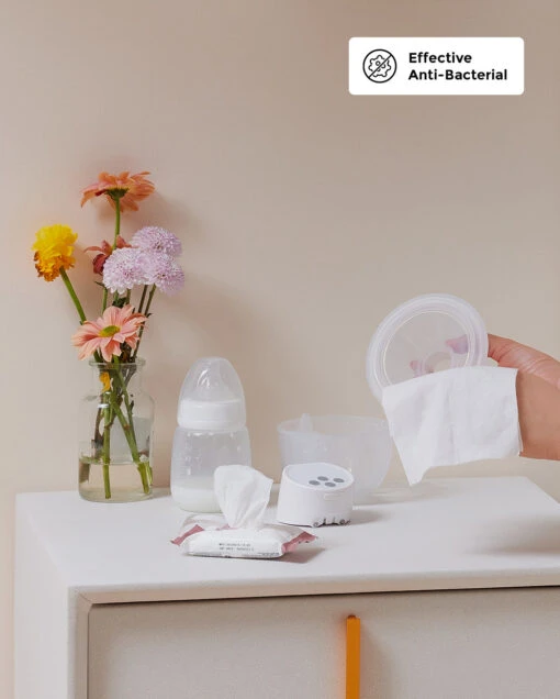 Natural Breast Pump Wipes - Safe & Convenient - Image 9