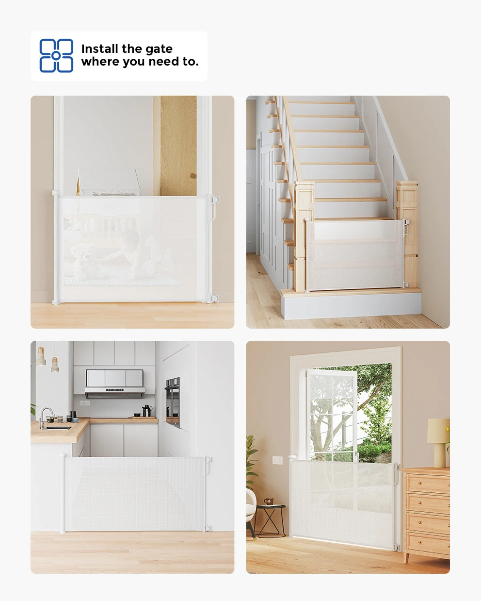 Bundle: 4.3" HD Baby Monitor And Single Retractable Baby Gate 8 Bundle: 4.3" HD Baby Monitor And Single Retractable Baby Gate - Image 8