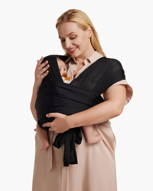 Easy To Wear Hands Free - Baby Wrap Carrier - Image 6