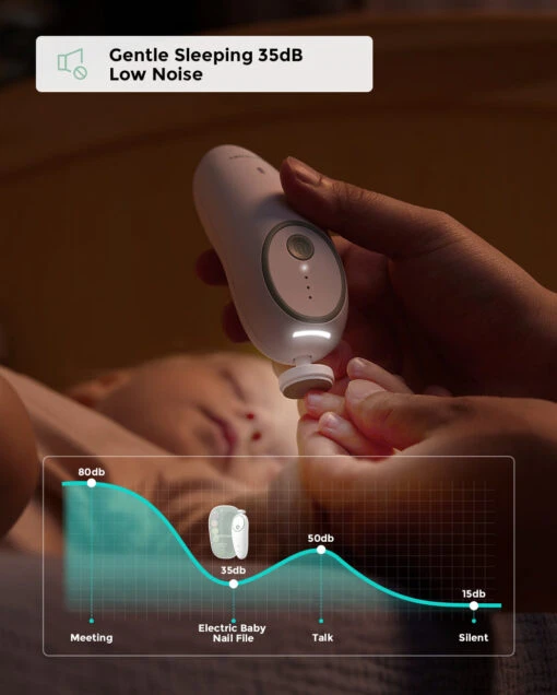 Momcozy Electric Baby Nail File - Low Noise - Image 2