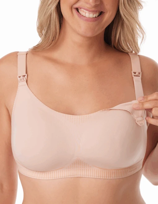 Function - U Liquid Spandex Printed Nursing Bra With Performax™ Technology - Image 11