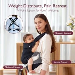 Ergonomic,Cozy And Lightweight - Baby Carrier Newborn To Toddler -GlowNest Store 8 6f230d45 9b97 4913 bddc ff3855fed371