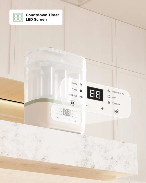 8-in-1 Baby Bottle Steam Sterilizer - Image 6