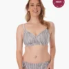 SMOOTH - Ultra Soft Gray Zebra Maternity Nursing Bra