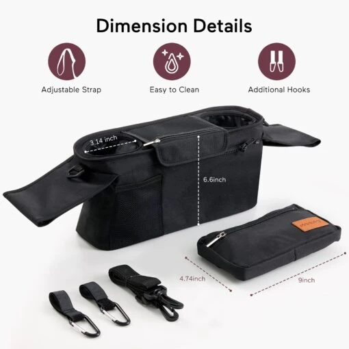 Stroller Organizer With Cup Holders - Image 7