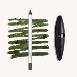 Stay Sharp: When Pencil Met Gel + Torpedo Sharpener (2pc) -GlowNest Store Julep StaySharpUpdateshades CamoGreen TorpedoSharpener ECommerce JPG