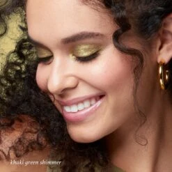 Khaki Green Shimmer Eyeshadow 101 Stick -GlowNest Store JulepAmazonHolidayBundle Eyeshadow1016pc KhakiShimmer Model ECommerce JPG