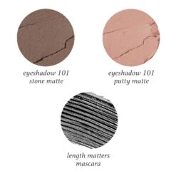GlowNest Store -GlowNest Store Julep Duo MascaraEvergreenBundle StoneMatte PuttyMatte LengthMatters Textures ECommerce JPG