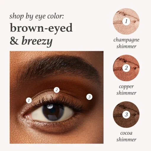 Brown-Eyed & Breezy: Eyeshadow 101 Crème-to-Powder Eyeshadow Stick Trio - Image 3