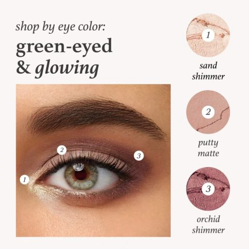 Green-Eyed & Glowing: Eyeshadow 101 Crème-to-Powder Eyeshadow Stick Trio - Image 3