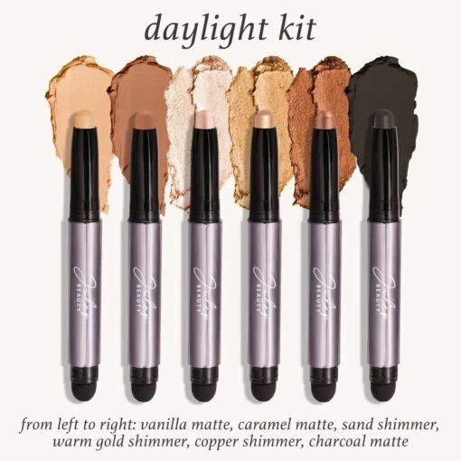 Moonlight And Daylight 12 Piece Eyeshadow 101 Crème-to-Powder Eyeshadow Stick Set - Image 3