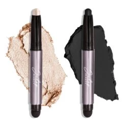 Eyeshadow 101 Crème-to-Powder Eyeshadow Stick Duo, Pearl Shimmer & Onyx Matte