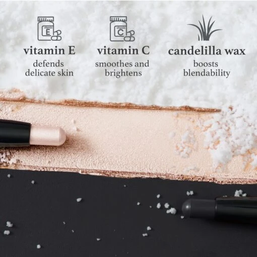 Eyeshadow 101 Crème-to-Powder Eyeshadow Stick Duo, Pearl Shimmer & Onyx Matte - Image 8