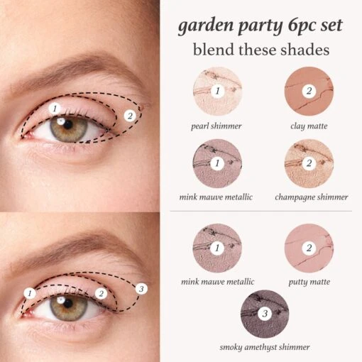 Bestseller 6 Piece Eyeshadow 101 Crème-to-Powder Waterproof Eyeshadow Stick Set - Image 3