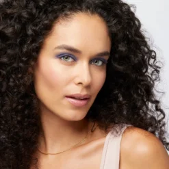 Coveted Colors Eyeshadow 101 Vault20PC Bestsellers Collection -GlowNest Store Julep Eyeshadow101 Model Socialcrop PeriwinkleMatte ECommerce JPG 1