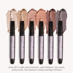 Bestseller 6 Piece Eyeshadow 101 Crème-to-Powder Waterproof Eyeshadow Stick Set
