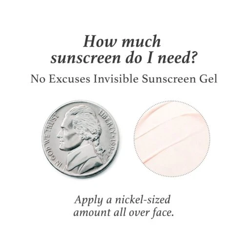No Excuses Broad Spectrum Invisible Sunscreen Gel For Face SPF 40 - Image 4