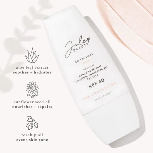 No Excuses Broad Spectrum Invisible Sunscreen Gel For Face SPF 40 - Image 3