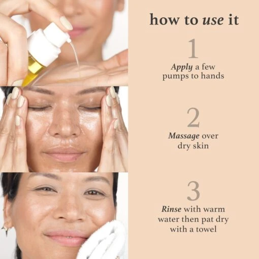 Vitamin E Hydrating Cleansing Oil + Makeup Remover - Image 2