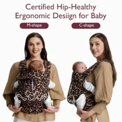 Ergonomic,Cozy And Lightweight - Baby Carrier Newborn To Toddler -GlowNest Store Leopard 03