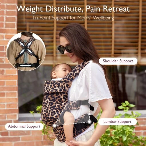 Ergonomic,Cozy And Lightweight - Baby Carrier Newborn To Toddler - Image 19