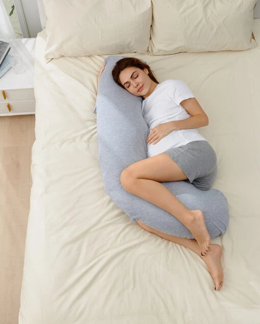 J Shaped Maternity Body Pillow - Image 2