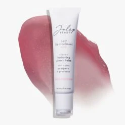 24/7 Lip Treatment Hydrating Glossy Balm -GlowNest Store Pink Polished SOILDER ECommerce JPG